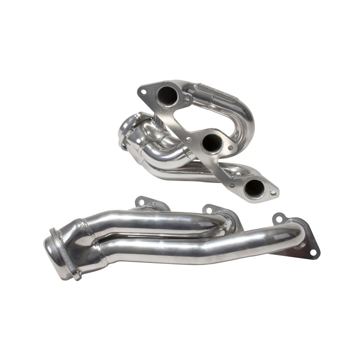 BBK Performance Parts 40100 2005-2010 MUSTANG 4.0L-V6 1-5/8 SHORTY EXHAUST HEADERS (POLISHED SILVER CERAMIC) - Truck Part Superstore