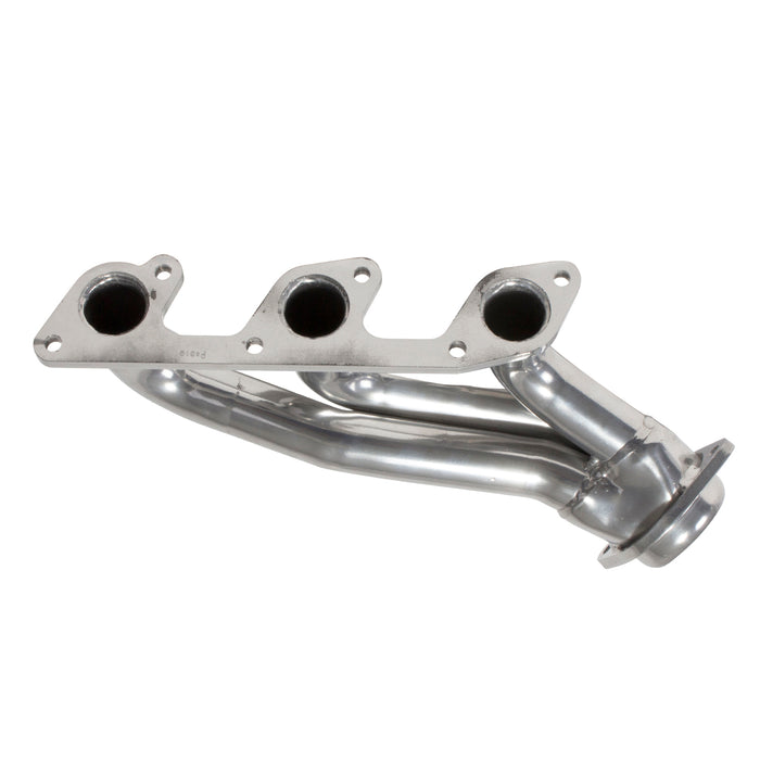 BBK Performance Parts 40100 2005-2010 MUSTANG 4.0L-V6 1-5/8 SHORTY EXHAUST HEADERS (POLISHED SILVER CERAMIC) - Truck Part Superstore