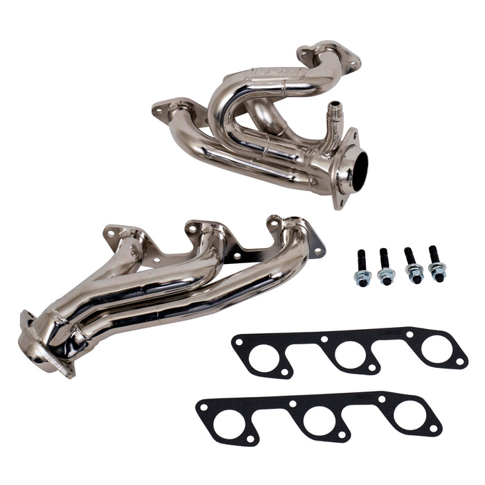 BBK Performance Parts 4010 2005-2010 MUSTANG 4.0L-V6 1-5/8 SHORTY EXHAUST HEADERS (TITANIUM CERAMIC). - Truck Part Superstore
