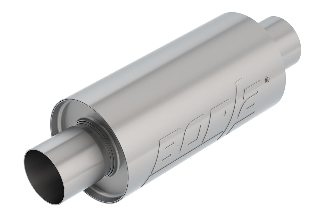 Borla 401337 Universal Resonator Muffler 2.50" In/Out Rd 5"X10" Without Notch. - Truck Part Superstore