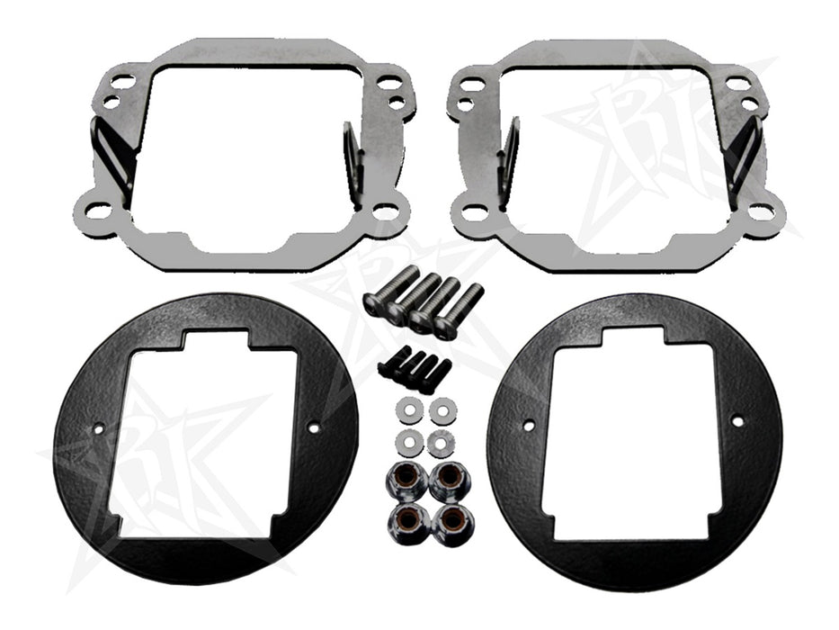 Rigid Industries 40138 07-15 JK D-Series Fog Light Mount D-Series Pro RIGID Industries - Truck Part Superstore