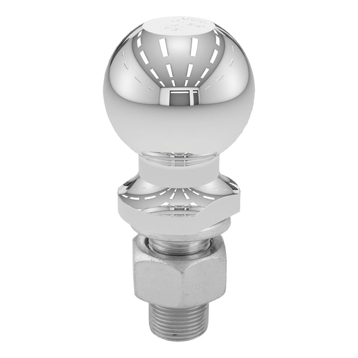 CURT 40167 2-5/16in. Trailer Ball (1in. x 2-1/8in. Shank; 7;500 lbs.; Chrome; Packaged) - Truck Part Superstore