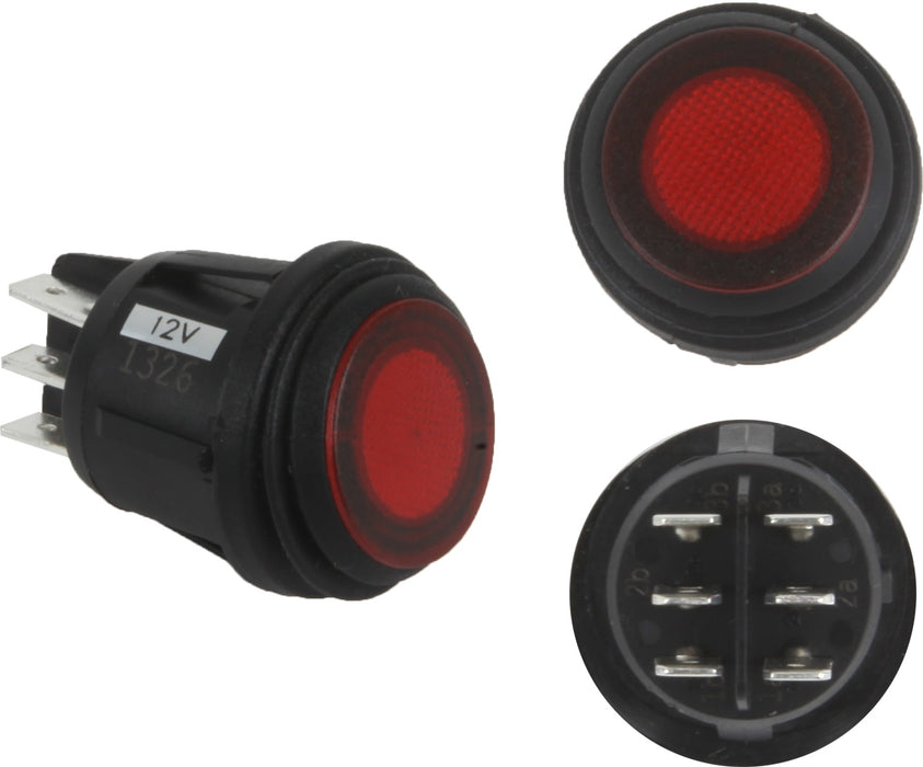 Rigid Industries 40181 3 Position Rocker Switch Red RIGID Industries - Truck Part Superstore