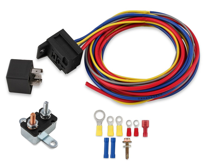 Mr Gasket 40205G Electric Fuel Pump Harness and Relay Wiring Kit - Truck Part Superstore