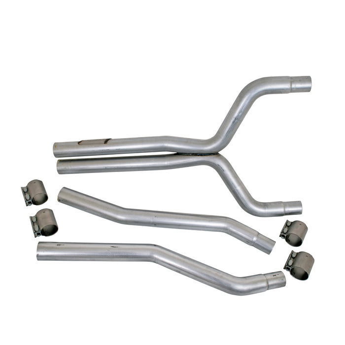 BBK Performance Parts 4023 2010-2015 CHEVROLET CAMARO SS LS3 L99 6.2L 2-3/4 MID X PIPE - Truck Part Superstore