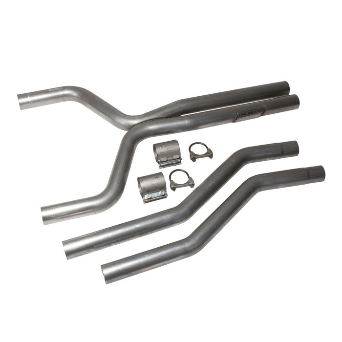 BBK Performance Parts 4024 2010-2011 CAMARO V6 2-1/2 MID X PIPE (ALUMINIZED). - Truck Part Superstore