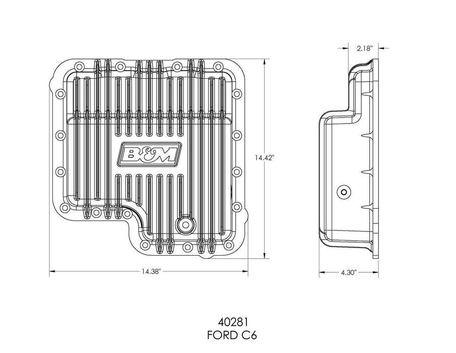 B&M 40281 Transmission Oil Pan - Truck Part Superstore