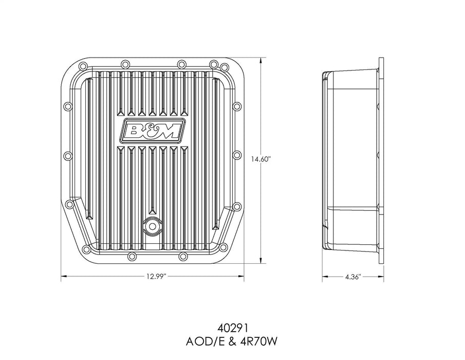 B&M 40291 Transmission Oil Pan - Truck Part Superstore