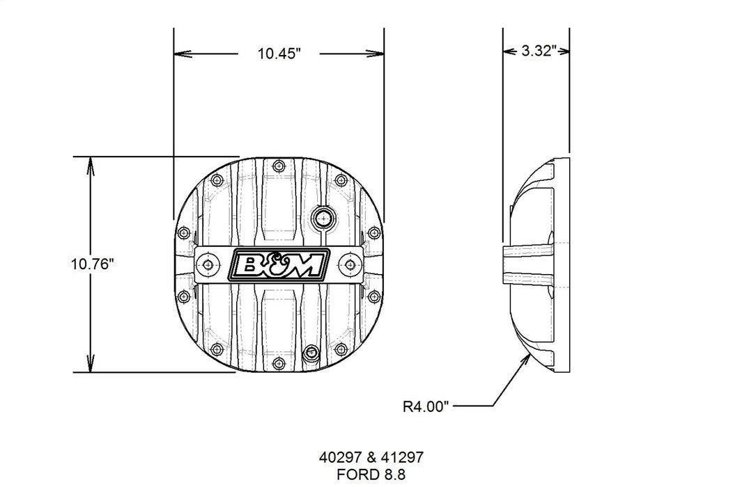 B&M 40297 Differential Cover - Truck Part Superstore
