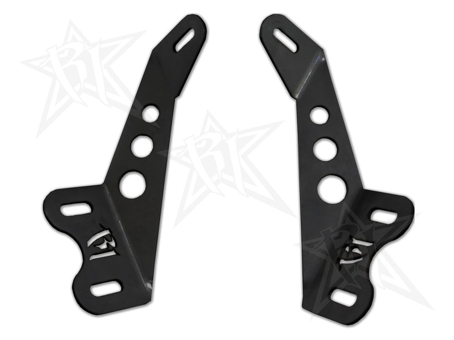 Rigid Industries 40333 07-15 Jeep JK Hood Mount Fits 20 Inch E-Series Pro Or SR-Series Pro RIGID Industries - Truck Part Superstore