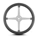 Lokar 40406 Lecarra Lake Steering Wheel; Dark Grey; Polished 4 Spokes; - Truck Part Superstore