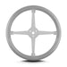 Lokar 40407 Lecarra Lake Steering Wheel; Light Grey; Polished 4 Spokes; - Truck Part Superstore