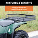 CURT 18101 CURT 18101 41 x 26-Inch Universal ATV Cargo Carrier; Black Steel - Truck Part Superstore
