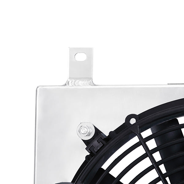 Mishimoto MMFS-CIV-92 Honda Civic Performance Aluminum Fan Shroud Kit, 1992-2000, Polished - Truck Part Superstore