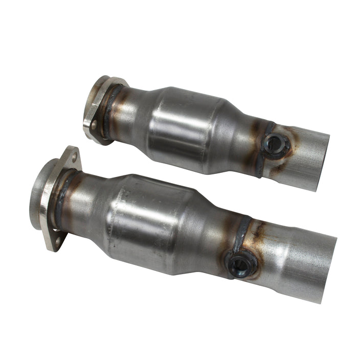 BBK Performance Parts 40441 2016-2023 CAMARO SS V8 2-3/4" SHORT MID PIPES W/HIGH FLOW CONVERTERS - Truck Part Superstore