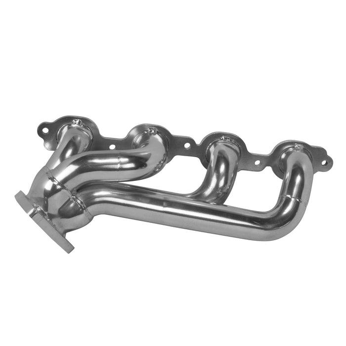 BBK Performance Parts 40470 2014-2019 GM FULL SIZE SHORTY HEADERS. 5.3/6.2L Polished Silver Ceramic. - Truck Part Superstore