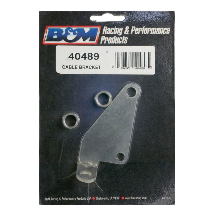 B&M 40489 Automatic Transmission Shift Cable Bracket; For Use w/PN[80797/81050] Shifters; - Truck Part Superstore