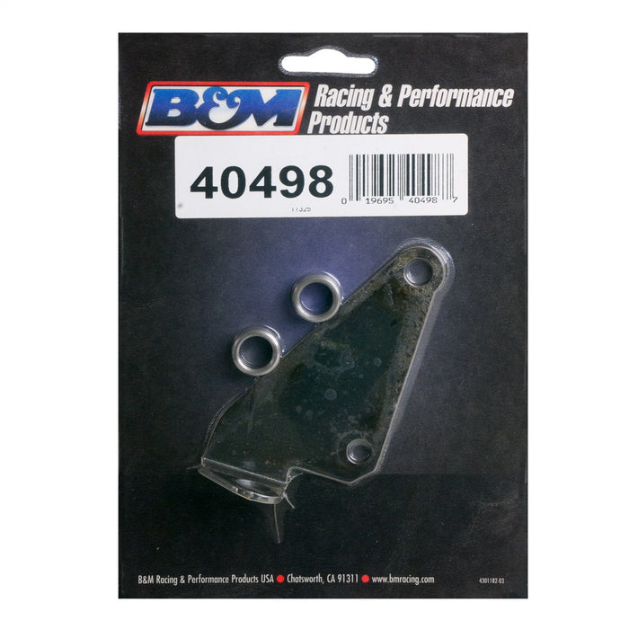 B&M 40498 Automatic Transmission Shift Cable Bracket; Aluminum; Natural Finish; - Truck Part Superstore