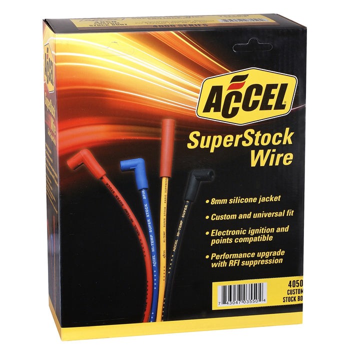 ACCEL 4050 Custom Fit Super Stock Spark Plug Wire Set - Truck Part Superstore