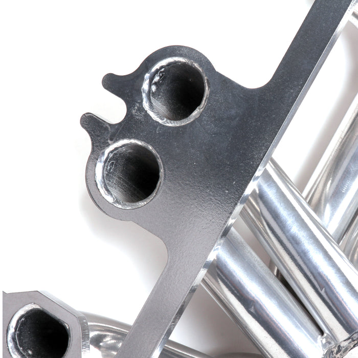 BBK Performance Parts 40520 1991-1999 JEEP 4.0L 1-1/2 SHORTY EXHAUST HEADER (POLISHED SILVER CERAMIC). - Truck Part Superstore