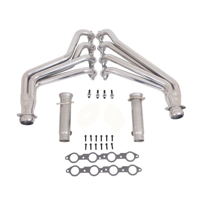 BBK Performance Parts 40540 10-15 CAMARO LS3/L99 1-7/8 LONG TUBE HEADERS W/CATS (POLISHED SILVER CERAMIC) - Truck Part Superstore