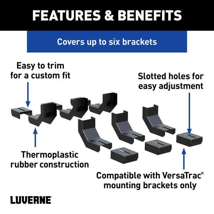 Luverne 4055160 LUVERNE 4055160 VersaTrac Bracket Covers; 6-Pack - Truck Part Superstore