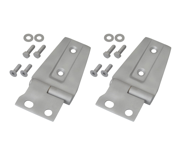 Kentrol 40572 Jeep JK Hood Hinge Pair 07-18 Wrangler JK Bare Grey Kentrol - Truck Part Superstore