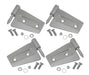 Kentrol 40575 Jeep JK Door Hinge Set 4 Pieces 2 Door 07-18 Wrangler JK Bare Grey Kentrol - Truck Part Superstore