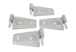 Kentrol 40575 Jeep JK Door Hinge Set 4 Pieces 2 Door 07-18 Wrangler JK Bare Grey Kentrol - Truck Part Superstore