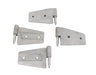Kentrol 40575 Jeep JK Door Hinge Set 4 Pieces 2 Door 07-18 Wrangler JK Bare Grey Kentrol - Truck Part Superstore