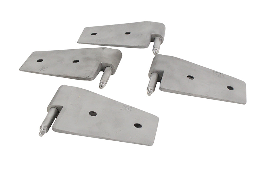 Kentrol 40575 Jeep JK Door Hinge Set 4 Pieces 2 Door 07-18 Wrangler JK Bare Grey Kentrol - Truck Part Superstore