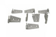 Kentrol 40576 Jeep JK Door Hinge Set 8 Pieces 4 Door 07-18 Wrangler JK Bare Grey Kentrol - Truck Part Superstore