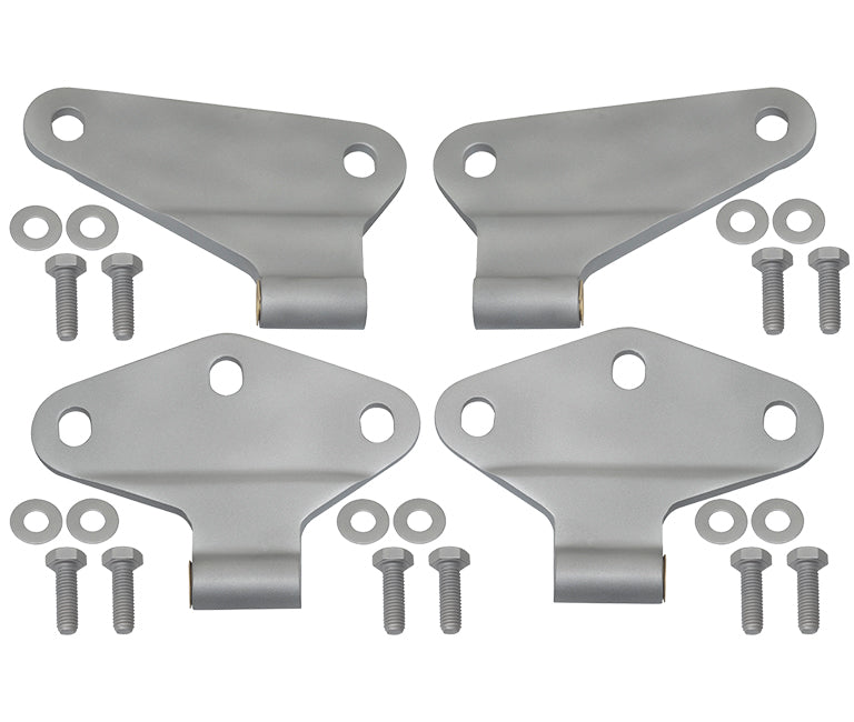 Kentrol 40580 Jeep JK Body Door Hinge Set 4 Pieces 2 Door 07-18 Wrangler JK Bare Grey Kentrol - Truck Part Superstore