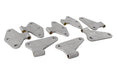 Kentrol 40581 Jeep JK Body Door Hinge Set 8 Pieces 4 Door 07-18 Wrangler JK Bare Grey Kentrol - Truck Part Superstore