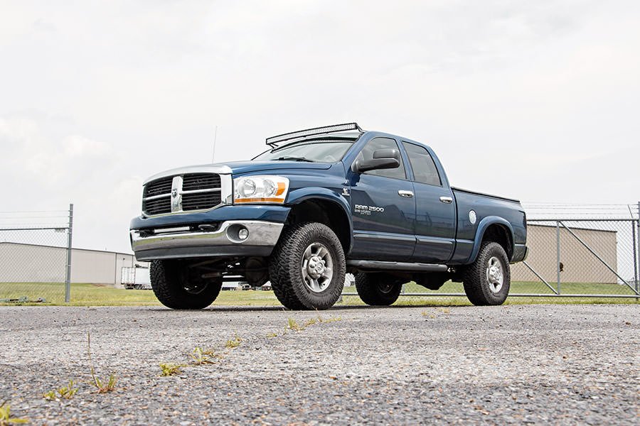 Rough Country 70538A Dodge 54 Inch Curved LED Light Bar Upper Windshield Mounts 03-09 RAM 2500/3500 Rough Country - Truck Part Superstore