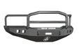 Road Armor 406R5B Stealth Winch Front Bumper; Lonestar Guard; Satin Black; Square Fog Light Holes; - Truck Part Superstore
