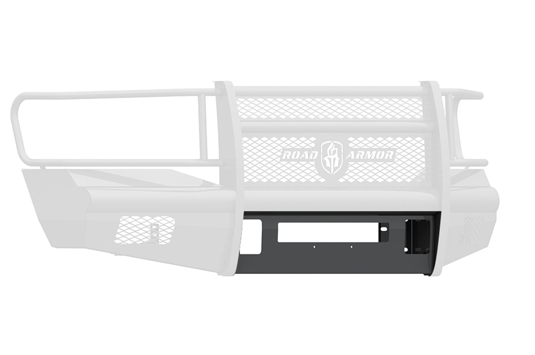 Road Armor 406V-NWP Vaquero Replacement Winch Mount Cover; Front; Satin Black; - Truck Part Superstore