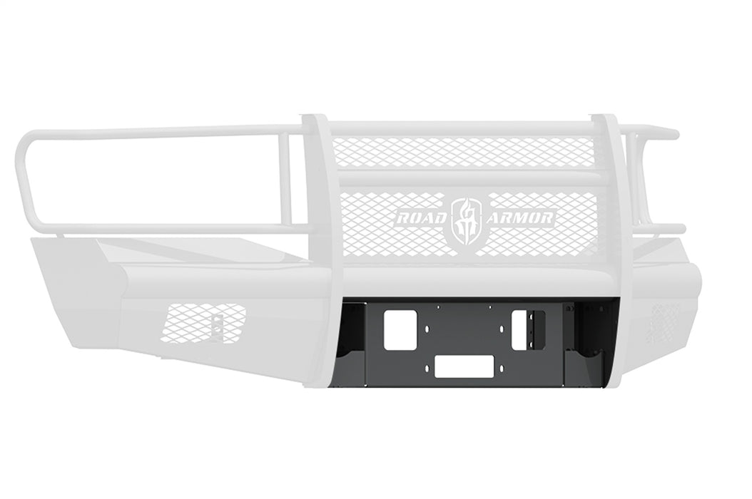 Road Armor 406V-WP Vaquero Winch Plates; Front; Satin Black; - Truck Part Superstore