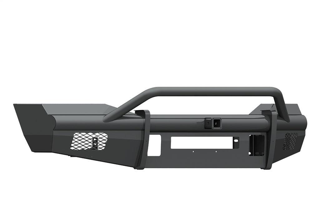 Road Armor 406VF24B Vaquero Non-Winch Front Bumper; Pre-Runner Guard; 2 in. Receiver; Satin Black; - Truck Part Superstore