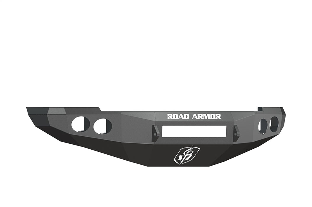 Road Armor 40800B-NW Stealth Non-Winch Front Bumper; Steel; Satin Black; - Truck Part Superstore
