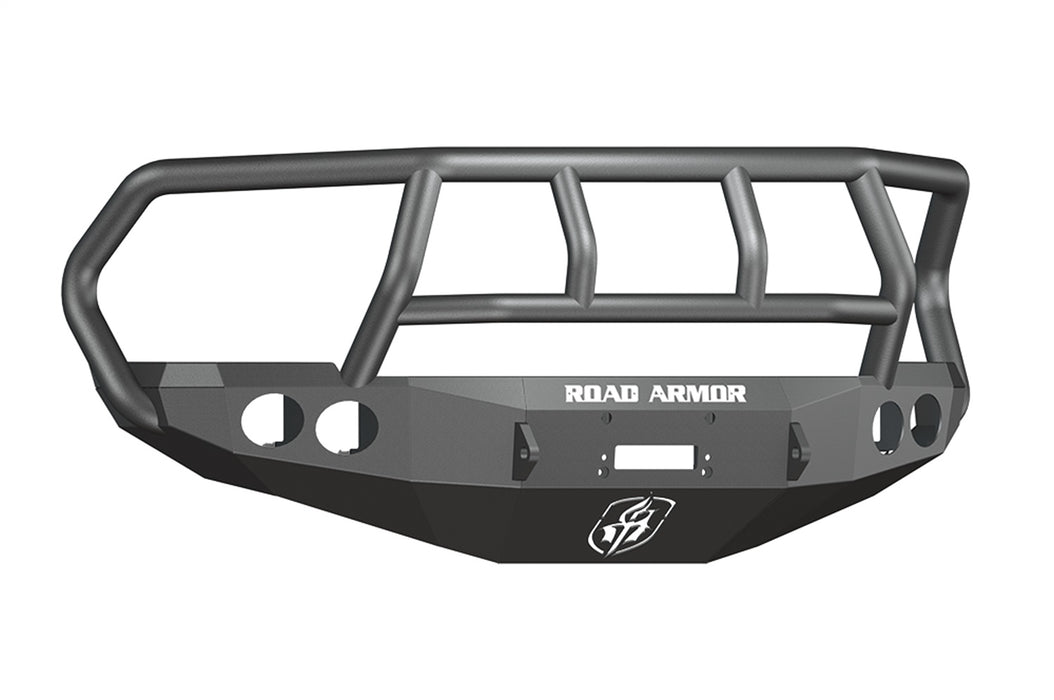 Road Armor 40802B Stealth Winch Front Bumper; Titan II Guard; Satin Black; - Truck Part Superstore