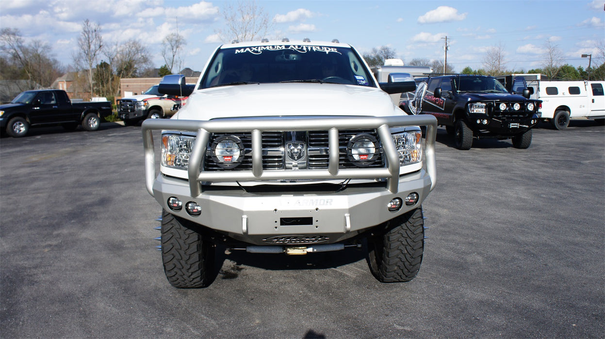 Road Armor 40802B Stealth Winch Front Bumper; Titan II Guard; Satin Black; - Truck Part Superstore