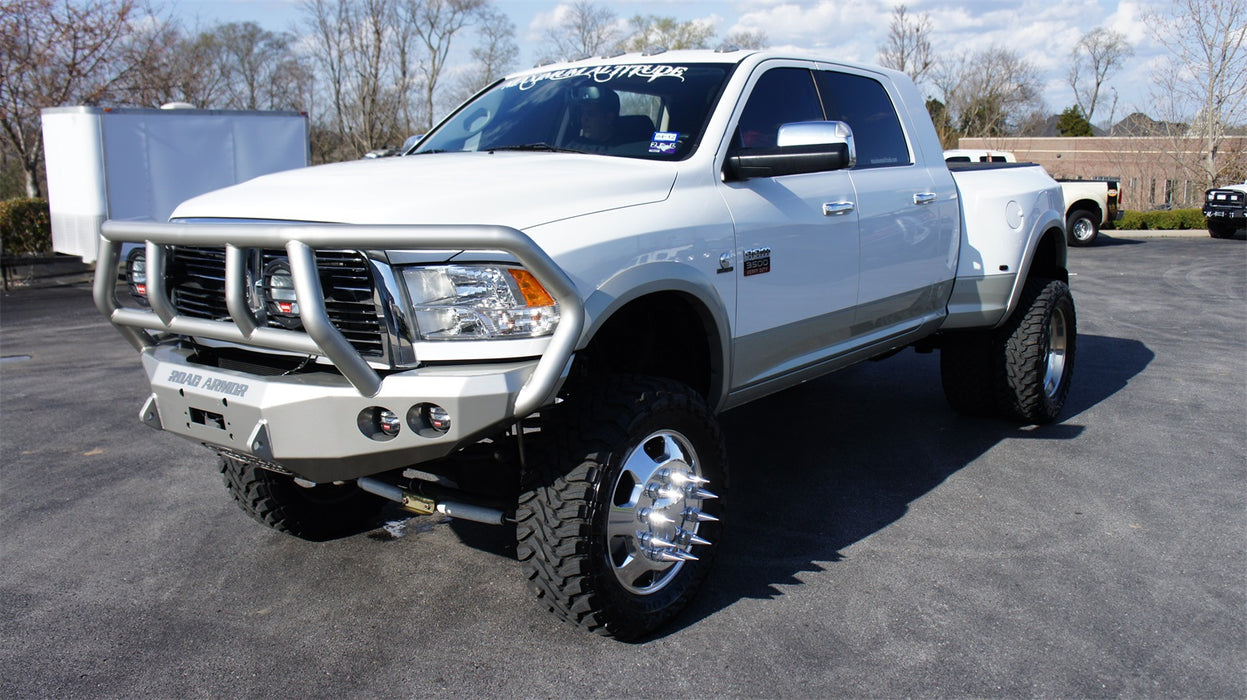 Road Armor 40802B Stealth Winch Front Bumper; Titan II Guard; Satin Black; - Truck Part Superstore