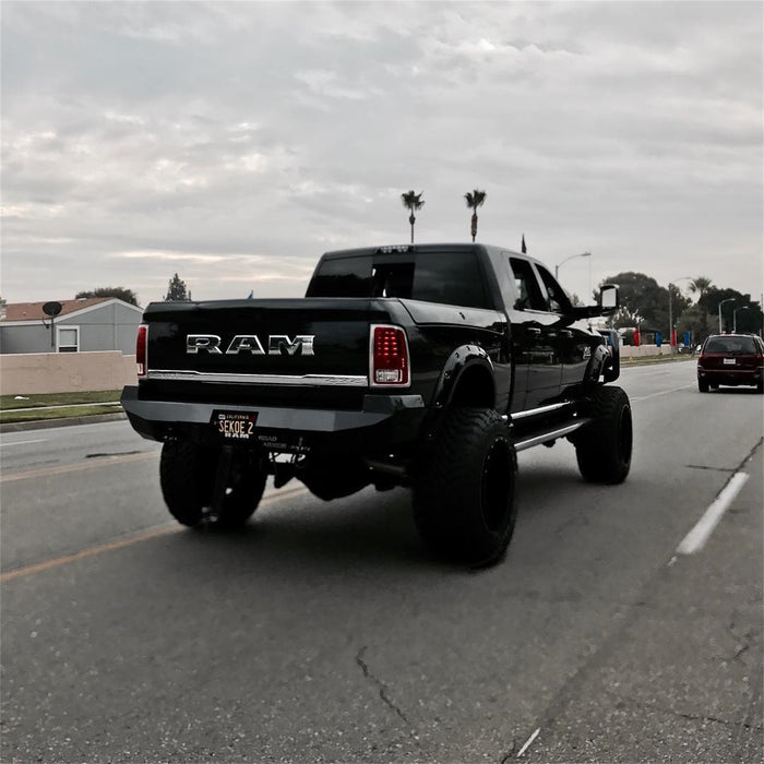 Road Armor 408R2B Stealth Winch Front Bumper; Titan II Guard; Satin Black; Square Fog Light Holes; - Truck Part Superstore