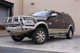 Road Armor 408R2B Stealth Winch Front Bumper; Titan II Guard; Satin Black; Square Fog Light Holes; - Truck Part Superstore