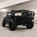 Road Armor 408R2B Stealth Winch Front Bumper; Titan II Guard; Satin Black; Square Fog Light Holes; - Truck Part Superstore
