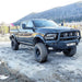 Road Armor 408R5B Stealth Winch Front Bumper; Lonestar Guard; Satin Black; Square Fog Light Holes; - Truck Part Superstore