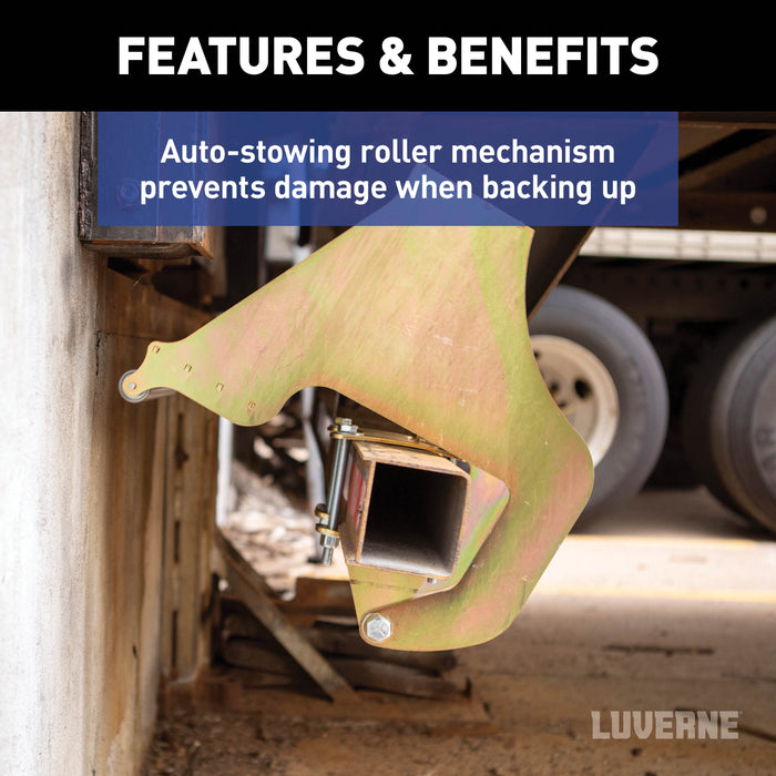Luverne 409924L RETRAC HighRise Folding Rear Entry Step (Fits 4in. Bumper Beam) - Truck Part Superstore