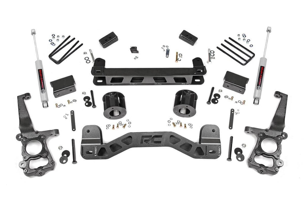Rough Country 55130 4 Inch Suspension Lift Kit 15-20 F-150 2WD Rough Country - Truck Part Superstore