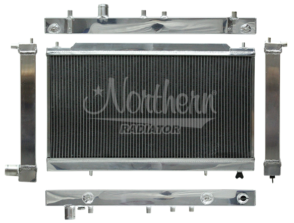 Northern Radiator 205242 Northern All Aluminum Sport Compact Radiator - Truck Part Superstore